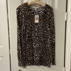 Michael Kors Animal Print Sweater